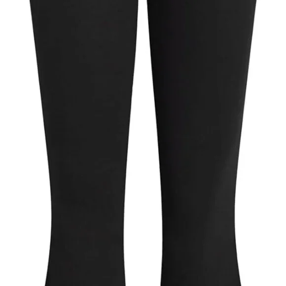 Chic Black High Rise Flare Jean with Five-Pocket Design, Size 25 Beautiful Fit
